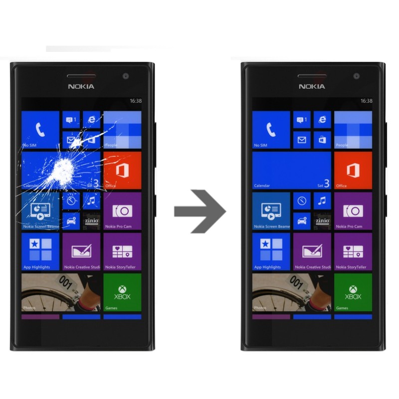 Wymiana szybki w Nokia Lumia 735