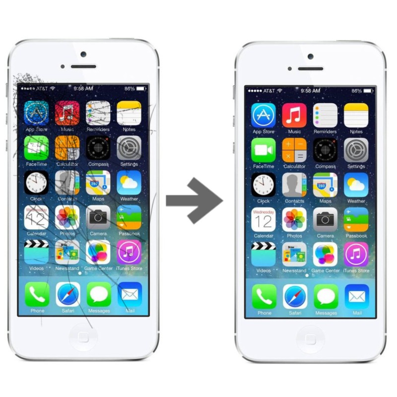 Wymiana szybki dotyku w Apple iPhone 5