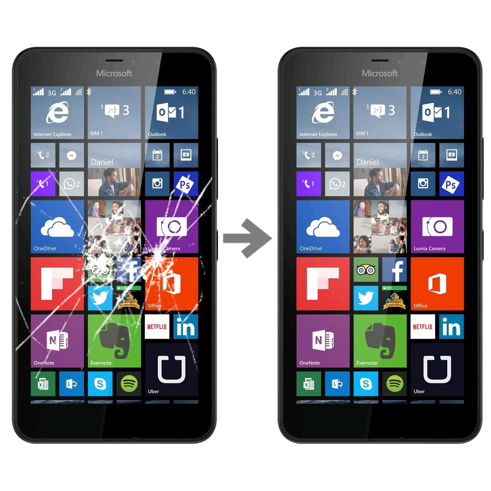 Wymiana szybki/dotyku w Nokia Lumia 640