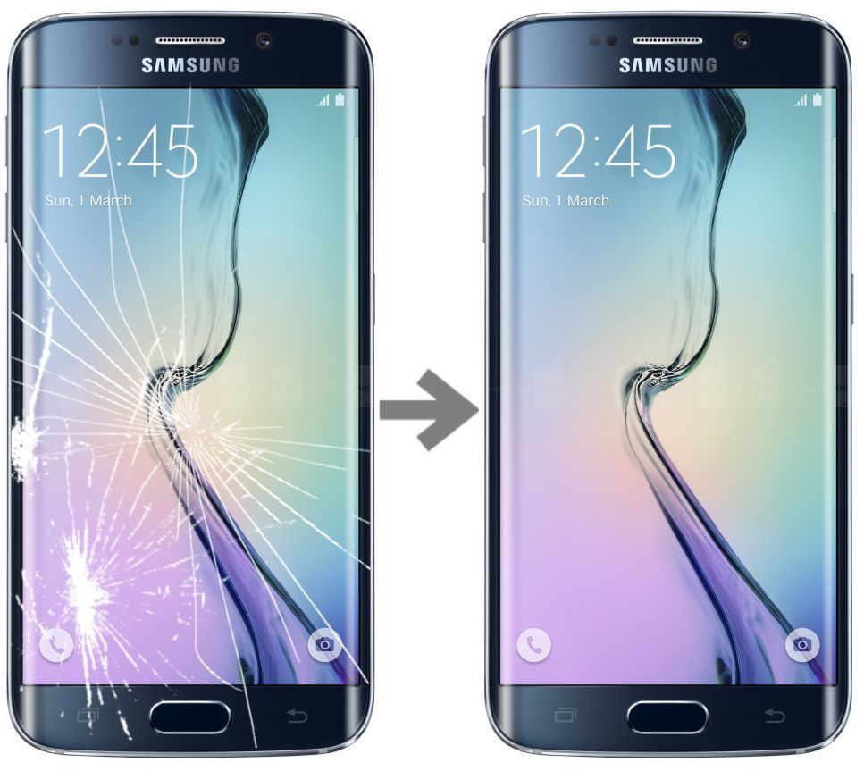 Wymiana szybki w Samsung Galaxy S6 Edge