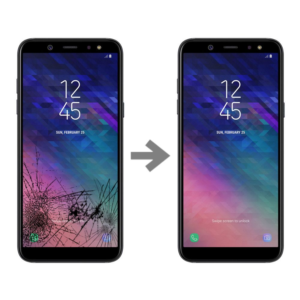 Wymiana szybki dotyku Samsung Galaxy A6 2018 (SM-A600)